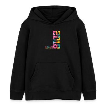 8. GEBURTSTAG LIMITED EDITION 2018 - Kinder Organic Hoodie Mini Cruiser von Stanley/Stella - Schwarz - Vorne - AI Model Kid Male (0cm)