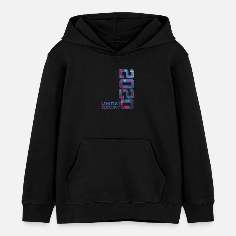 6E ANNIVERSAIRE ÉDITION LIMITÉE 2020 - Sweat à capuche enfant bio Stanley/Stella - noir