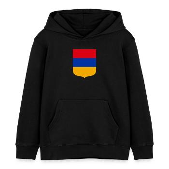 Armenien - Kinder Organic Hoodie Mini Cruiser von Stanley/Stella - Schwarz - Vorne - AI Model Kid Male (0cm)