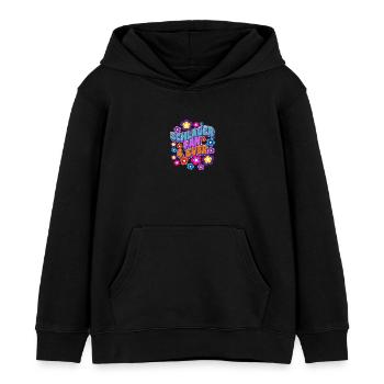 Schlagerfan Schlagermusik Fan Schlager Statement - Kids Organic Hoodie by Stanley/Stella - black - Front - AI Model Kid Male (0cm)