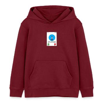 Appel de phare - Sweat à capuche enfant bio Stanley/Stella - bordeaux - Devant - AI Model Kid Female (0cm)