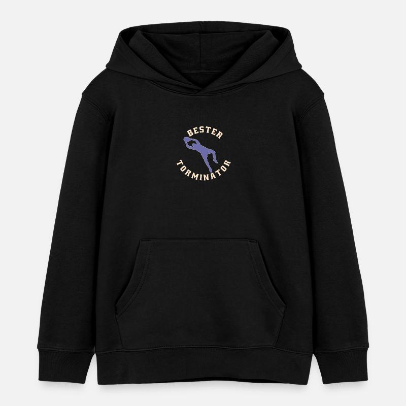 Bester Torminator Torwart Geschenk Geschenkidee - Kinder Organic Hoodie Mini Cruiser von Stanley/Stella - Schwarz