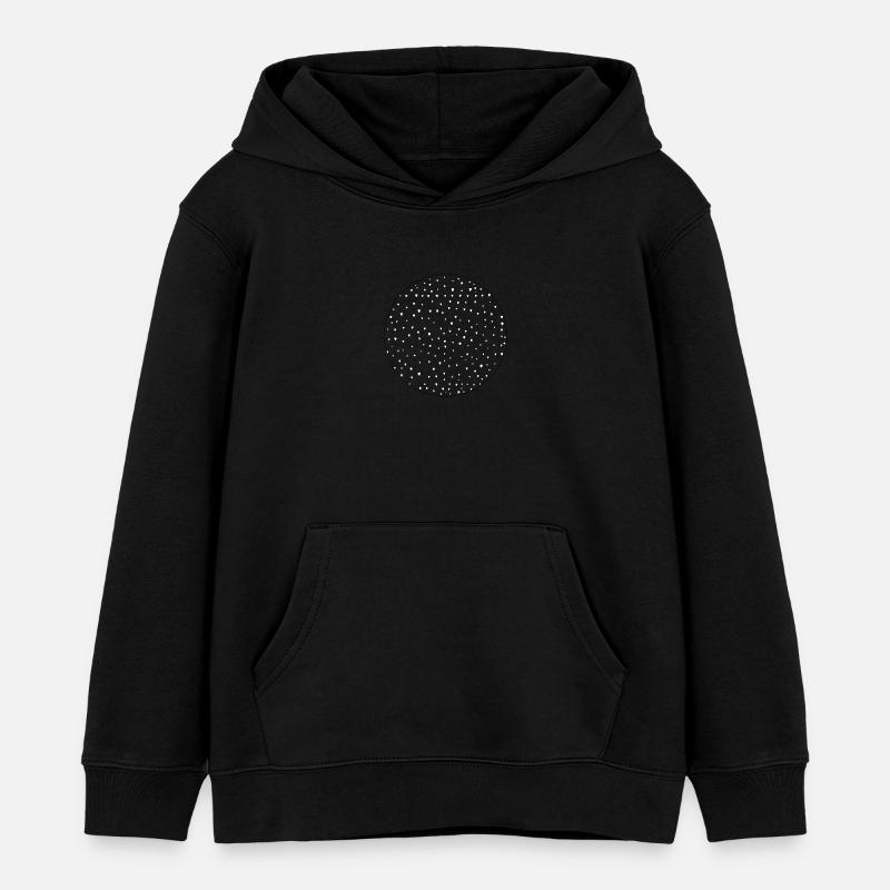 Neige - Sweat à capuche enfant bio Stanley/Stella - noir