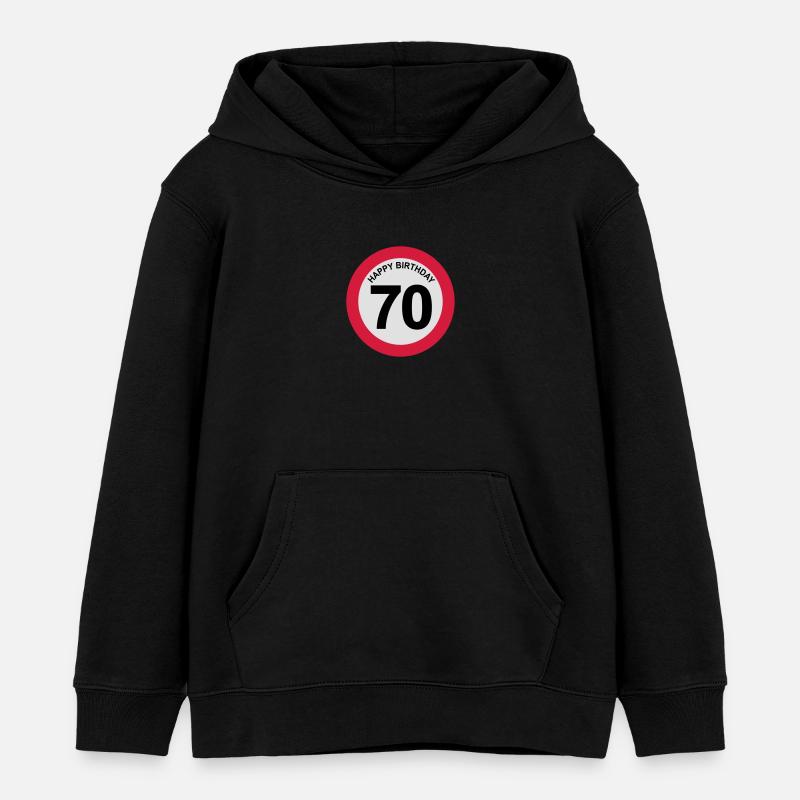 6061912 126876003 70 - Sweat à capuche enfant bio Stanley/Stella - noir