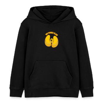 Der Flip-Flop-Clan - Kinder Organic Hoodie Mini Cruiser von Stanley/Stella - Schwarz - Vorne - AI Model Kid Male (0cm)
