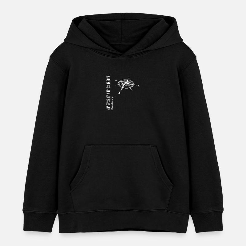 Bamberg - Sweat à capuche enfant bio Stanley/Stella - noir