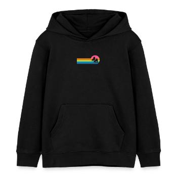 Schlittschuh - Kinder Organic Hoodie Mini Cruiser von Stanley/Stella - Schwarz - Vorne - AI Model Kid Male (0cm)