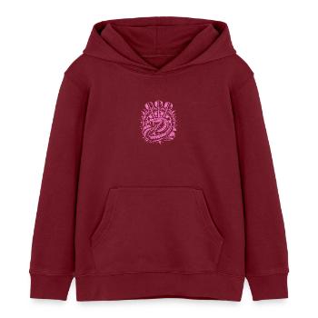 Fléchettes | Secouez la planche, Klapperschlange - Sweat à capuche enfant bio Stanley/Stella - bordeaux - Devant - AI Model Kid Female (0cm)