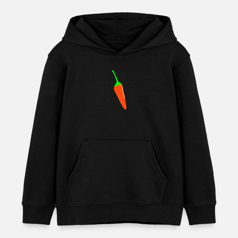 Chilli - Sweat à capuche enfant bio Stanley/Stella - noir