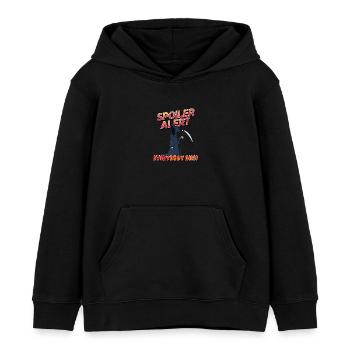 Alerte spoiler Tout le monde meurt - Sweat à capuche enfant bio Stanley/Stella - noir - Devant - AI Model Kid Male (0cm)