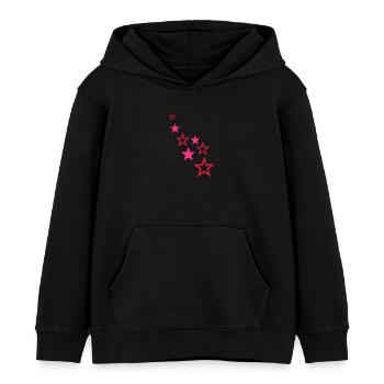 sterne - Kinder Organic Hoodie Mini Cruiser von Stanley/Stella - Schwarz - Vorne - AI Model Kid Male (0cm)