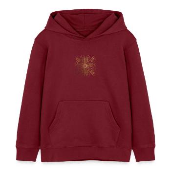 Platine Core cpu Computer Nerd pc humor geek code - Kinder Organic Hoodie Mini Cruiser von Stanley/Stella - Burgunderrot - Vorne - AI Model Kid Female (0cm)