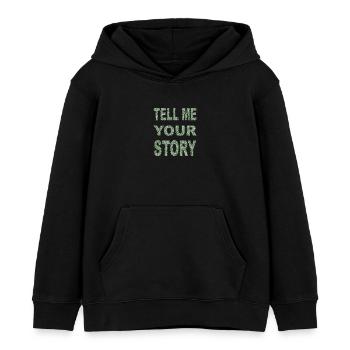 TELL ME YOUR STORY - Kinder Organic Hoodie Mini Cruiser von Stanley/Stella - Schwarz - Vorne - AI Model Kid Male (0cm)