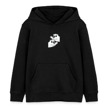 Eisbär Eisbären Bär - Kinder Organic Hoodie Mini Cruiser von Stanley/Stella - Schwarz - Vorne - AI Model Kid Male (0cm)
