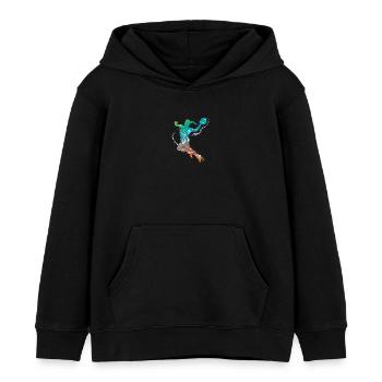 handball female de - Kinder Organic Hoodie Mini Cruiser von Stanley/Stella - Schwarz - Vorne - AI Model Kid Male (0cm)
