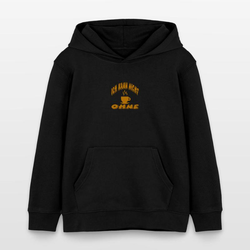 Kaffee Kinder Organic Hoodie Mini Cruiser von Stanley/Stella