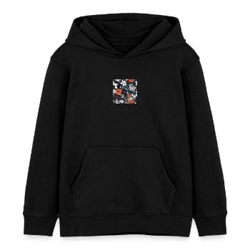Dunkle Blüten - Kinder Organic Hoodie Mini Cruiser von Stanley/Stella - Schwarz - Vorne - AI Model Kid Male (0cm)