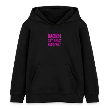 Backen - Kinder Organic Hoodie Mini Cruiser von Stanley/Stella - Schwarz - Vorne - AI Model Kid Male (0cm)