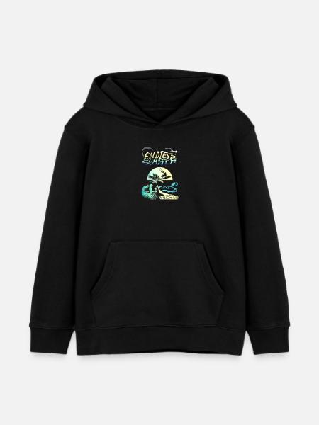 Endless Summer - Kids Organic Hoodie by Stanley/Stella - black