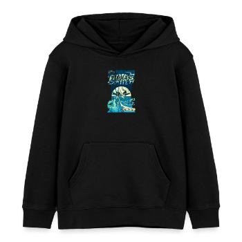 Kiteboarding - Kinder Organic Hoodie Mini Cruiser von Stanley/Stella - Schwarz - Vorne - AI Model Kid Male (0cm)