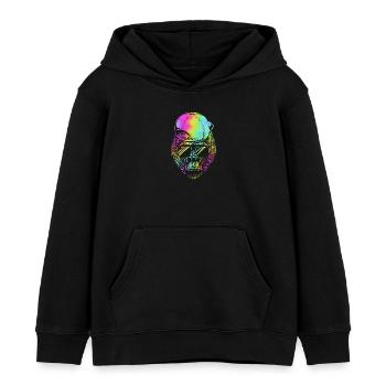 Gorilla - Kinder hoodie biologisch Stanley/Stella - zwart - Voor - AI Model Kid Male (0cm)