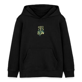 Justice pour tous - Sweat à capuche enfant bio Stanley/Stella - noir - Devant - AI Model Kid Male (0cm)