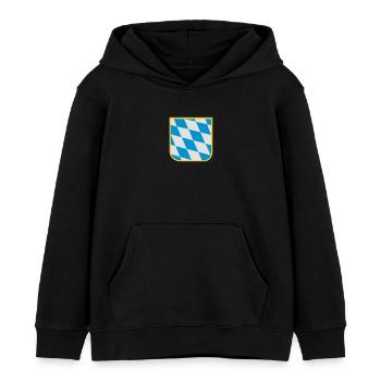 Bayern - Kinder Organic Hoodie Mini Cruiser von Stanley/Stella - Schwarz - Vorne - AI Model Kid Male (0cm)