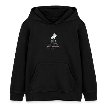 lustiger Spruch - Kinder Organic Hoodie Mini Cruiser von Stanley/Stella - Schwarz - Vorne - AI Model Kid Male (0cm)