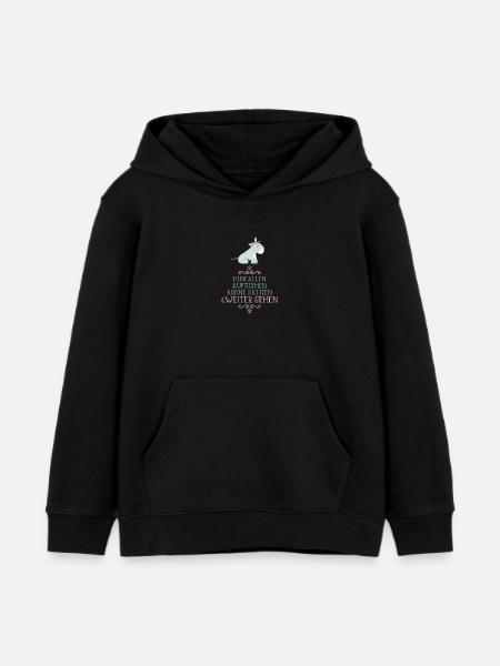 lustiger Spruch - Kinder Organic Hoodie Mini Cruiser von Stanley/Stella - Schwarz