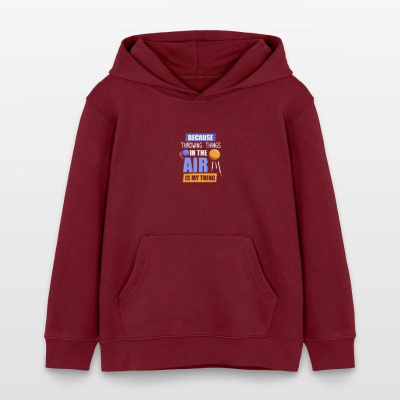 Diskuswurf Diskuswerfen Diskus diskuswerfer Kinder Organic Hoodie Mini Cruiser von Stanley/Stella