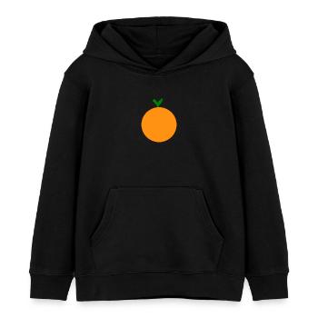 Orangen Frucht Früchte Kostüm Fasching Karneval - Kinder Organic Hoodie Mini Cruiser von Stanley/Stella - Schwarz - Vorne - AI Model Kid Male (0cm)
