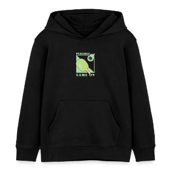 Pickleball Spieler - Kinder Organic Hoodie Mini Cruiser von Stanley/Stella - Schwarz - Vorne - AI Model Kid Male (0cm)