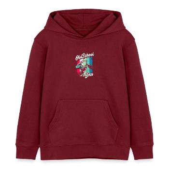 BMX Fahrrad | BMX Rad | Cooles BMX | Geschenkidee - Kinder Organic Hoodie Mini Cruiser von Stanley/Stella - Burgunderrot - Vorne - AI Model Kid Female (0cm)