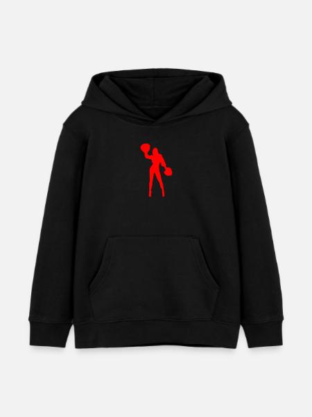 cheerleading - Kinder Organic Hoodie Mini Cruiser von Stanley/Stella - Schwarz