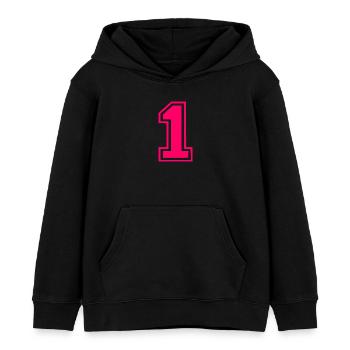 1 - Kinder Organic Hoodie Mini Cruiser von Stanley/Stella - Schwarz - Vorne - AI Model Kid Male (0cm)