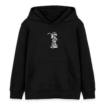 Eishockey-Mädchen - Kinder Organic Hoodie Mini Cruiser von Stanley/Stella - Schwarz - Vorne - AI Model Kid Male (0cm)