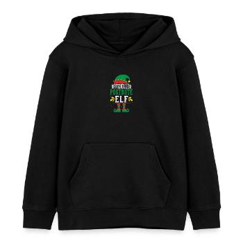 Weihnachten BRIEFZUSTELLER POSTBOTE ELF Lustig - Kinder Organic Hoodie Mini Cruiser von Stanley/Stella - Schwarz - Vorne - AI Model Kid Male (0cm)