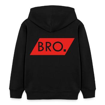 BRO - Kinder Organic Hoodie Mini Cruiser von Stanley/Stella - Schwarz - Hinten - AI Model Kid Male (0cm)