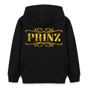 Prinz Gold - Kinder Organic Hoodie Mini Cruiser von Stanley/Stella - Schwarz - Hinten - AI Model Kid Male (0cm)