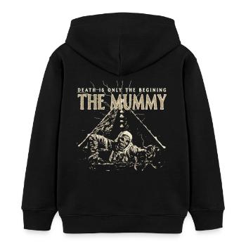 MUMMY - Kids Organic Hoodie by Stanley/Stella - black - Back - AI Model Kid Male (0cm)