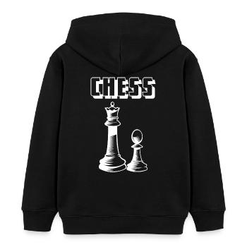 Echecs - Echecs - Echecs - Jeu - Sweat à capuche enfant bio Stanley/Stella - noir - Dos - AI Model Kid Male (0cm)