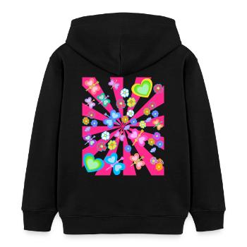 Printemps Eté Enfants Enfant Rétro Vintage Années 80 - Sweat à capuche enfant bio Stanley/Stella - noir - Dos - AI Model Kid Male (0cm)