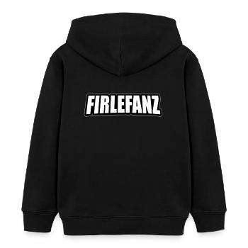 Firlefanz German word nonsense nonsense kokolores - Kids Organic Hoodie by Stanley/Stella - black - Back - AI Model Kid Male (0cm)