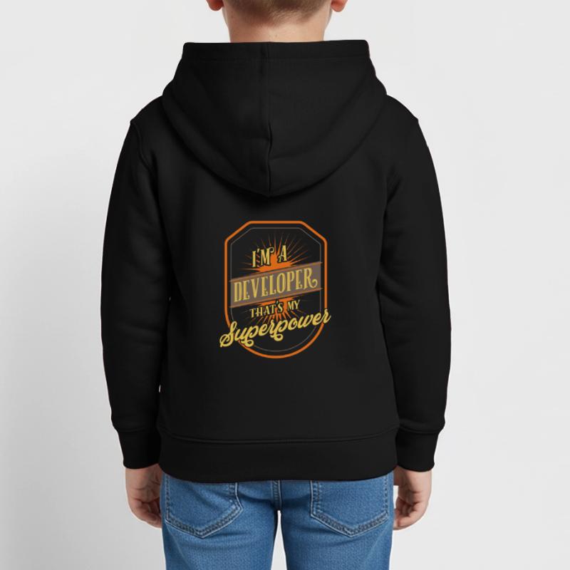 developer Kids Organic Hoodie by Stanley/Stella