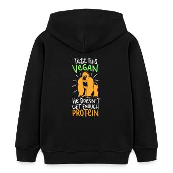 Vegan - Tell This Vegan - Kinder Organic Hoodie Mini Cruiser von Stanley/Stella - Schwarz - Hinten - AI Model Kid Male (0cm)