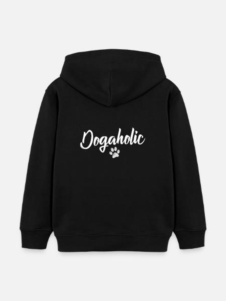 Hund Hunde Sprüche - Kinder Organic Hoodie Mini Cruiser von Stanley/Stella - Schwarz