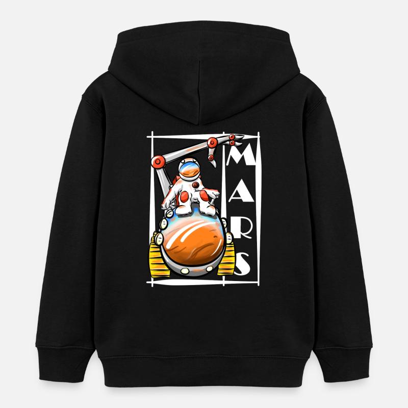 Mars - Sweat à capuche enfant bio Stanley/Stella - noir