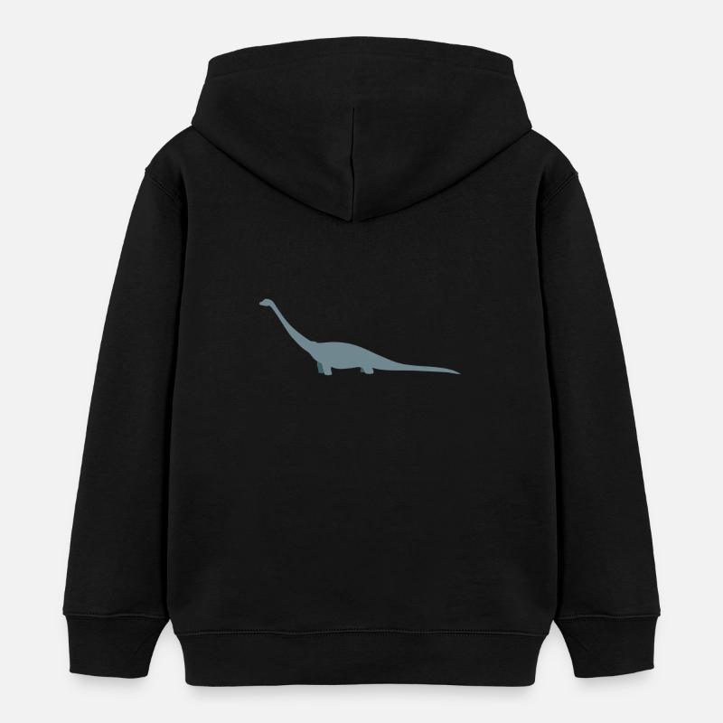Dinosaures: Diplodocus Comic - Sweat à capuche enfant bio Stanley/Stella - noir