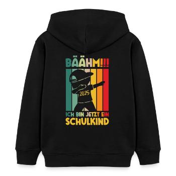 Bäähm Schulkind 2025 - Kinder Organic Hoodie Mini Cruiser von Stanley/Stella - Schwarz - Hinten - AI Model Kid Male (0cm)