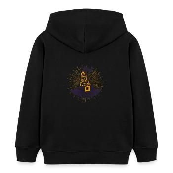 Not your basic witch / Halloween - Kids Organic Hoodie by Stanley/Stella - black - Back - AI Model Kid Male (0cm)